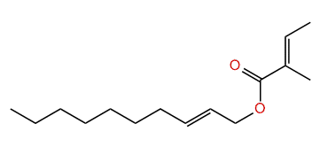 (E)-2-Decenyl (E)-2-methyl-2-butenoate